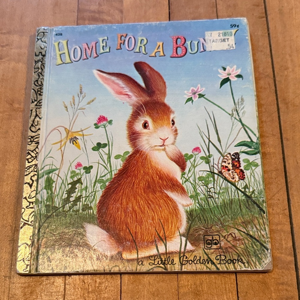 Home for a Bunny Little Golden Book - Illustrated Bunny Cover